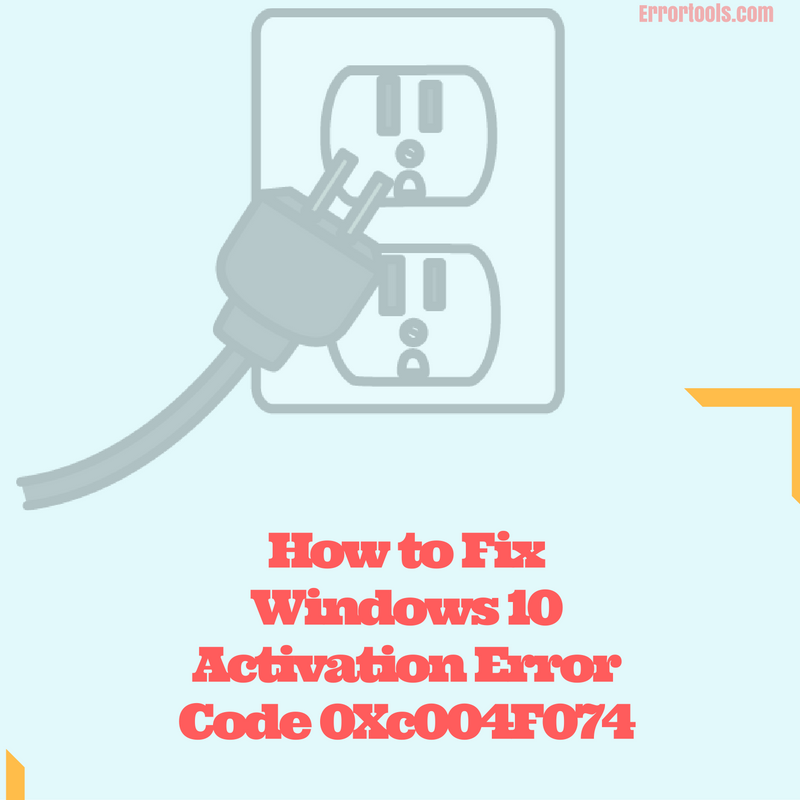 error code 0xc004f074 windows 7